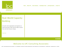 Tablet Screenshot of lpc-associates.com